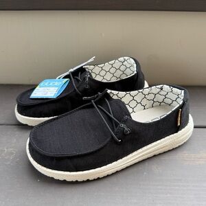 Hey Dude Kids Black Slip ons